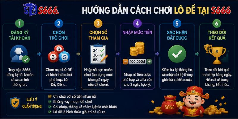 Hướng Dẫn Cách Chơi Lô Đề Tại S666